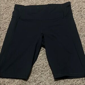 All in Motion Black Bike Shorts with Elastic Waistband